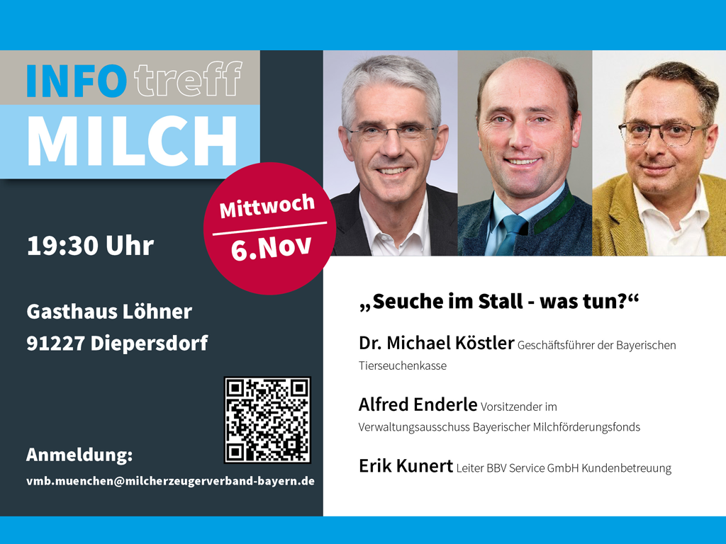 Infotreff Milch am 6. November in Diepersdorf